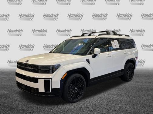 Serenity White 2025 Hyundai SANTA FE HEV Calligraphy