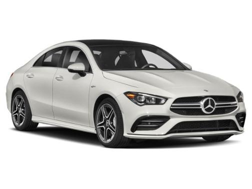Digital White Metallic 2021 Mercedes-Benz AMG CLA 35 4MATIC