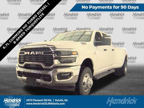 Bright White Clearcoat 2026 RAM 3500 Tradesman Crew Cab 4x4 8' Box