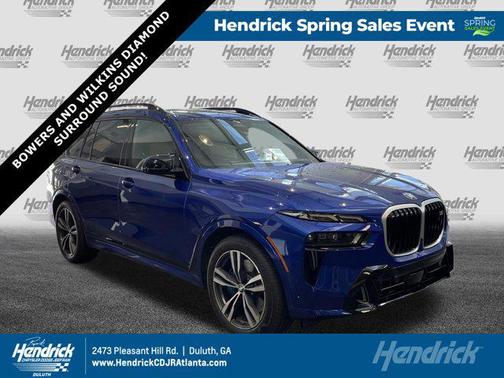 Marina Bay Blue Metallic 2025 BMW X7 M60i