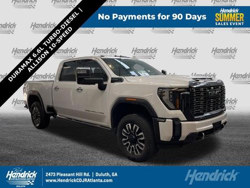 White Frost Tricoat 2024 GMC Sierra 2500 Denali Ultimate