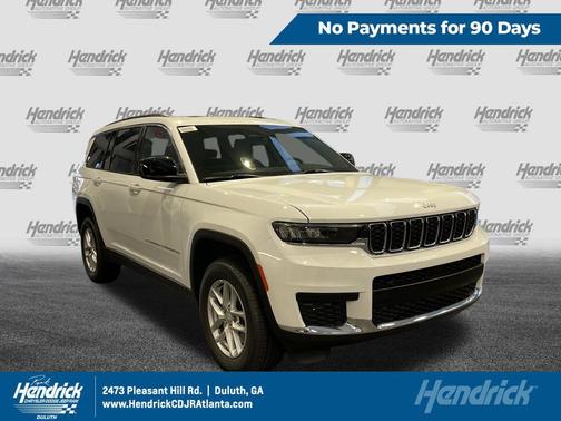 Bright White Clearcoat 2025 Jeep Grand Cherokee L Laredo