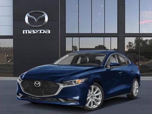 Deep Crystal Blue Mica 2026 Mazda Mazda3 FWD w/Preferred Package