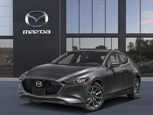 Machine Gray Metallic 2026 Mazda Mazda3 FWD w/Preferred Package Hatchback
