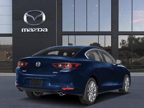 Deep Crystal Blue Mica 2026 Mazda Mazda3 FWD w/Preferred Package