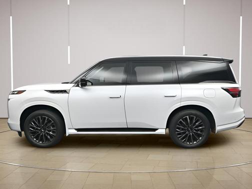 Radiant White/Black Obsidian 2026 INFINITI QX80 AUTOGRAPH AWD