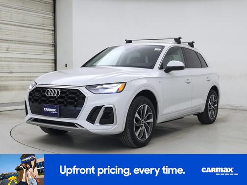 White 2022 Audi Q5 S-Line Premium