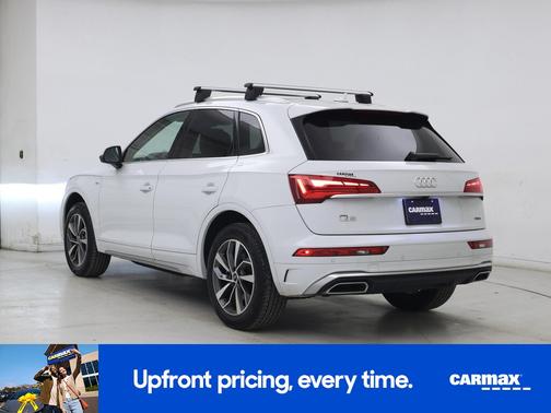 White 2022 Audi Q5 S-Line Premium