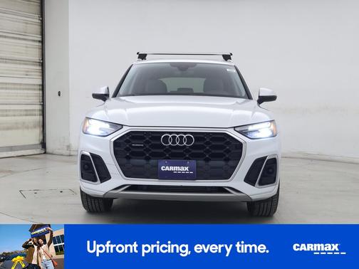 White 2022 Audi Q5 S-Line Premium