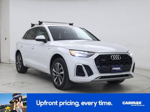 White 2022 Audi Q5 S-Line Premium