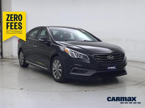 Black 2017 Hyundai SONATA Sport