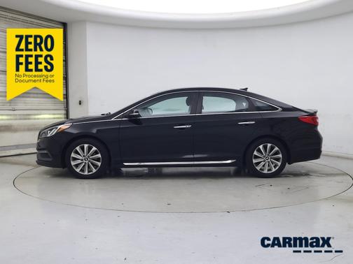 Black 2017 Hyundai SONATA Sport