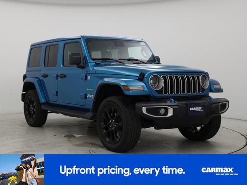 Blue 2024 Jeep Wrangler 4xe Sahara