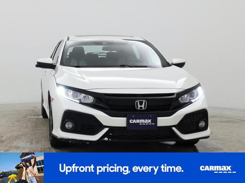 White 2019 Honda Civic EX