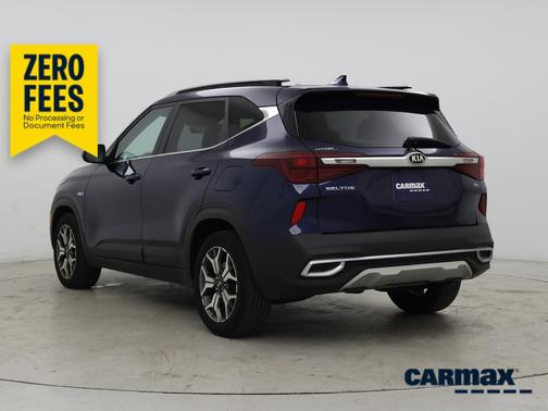 Blue 2021 Kia Seltos EX