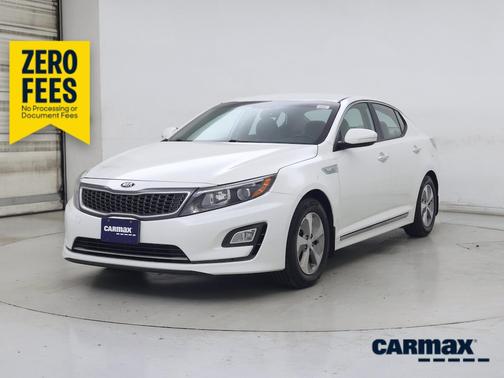 White 2016 Kia Optima Hybrid