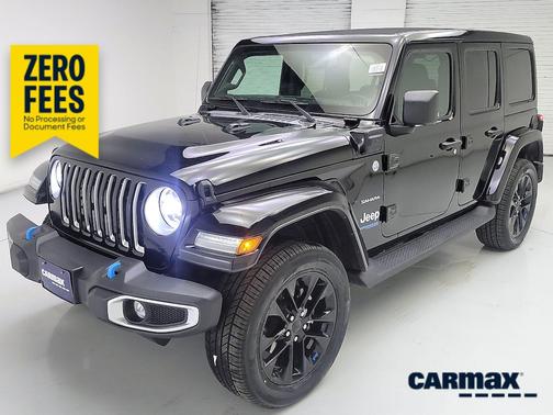 Black 2022 Jeep Wrangler Unlimited 4xe Unlimited Sahara