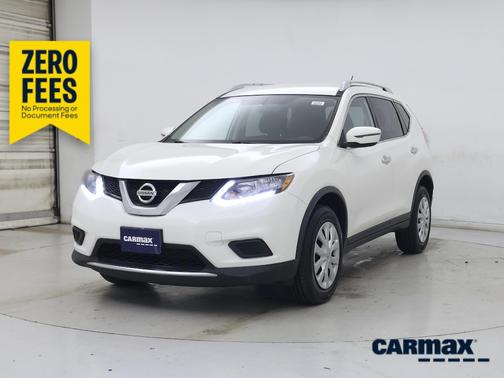 White 2016 Nissan Rogue S