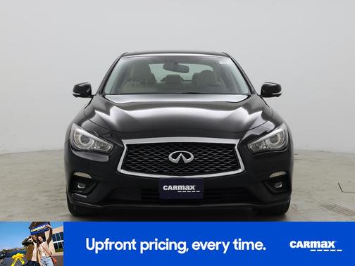 Black 2020 INFINITI Q50 Luxe