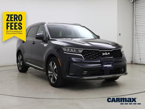 Blue 2023 Kia Sorento Hybrid EX