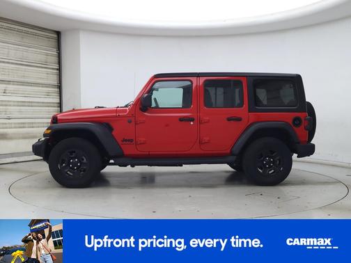 Red 2023 Jeep Wrangler Unlimited Sport