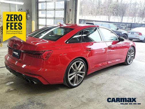 Red 2021 Audi S6 Premium Plus