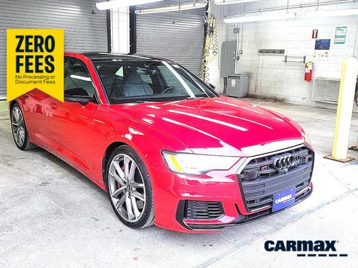 Red 2021 Audi S6 Premium Plus