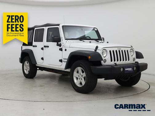 White 2016 Jeep Wrangler Unlimited Sport