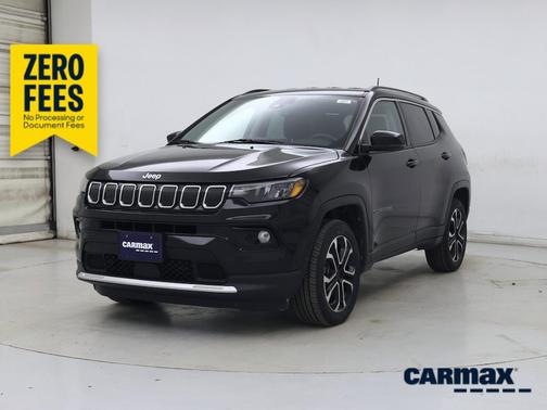 Black 2022 Jeep Compass Limited