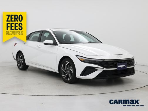 White 2024 Hyundai ELANTRA SEL
