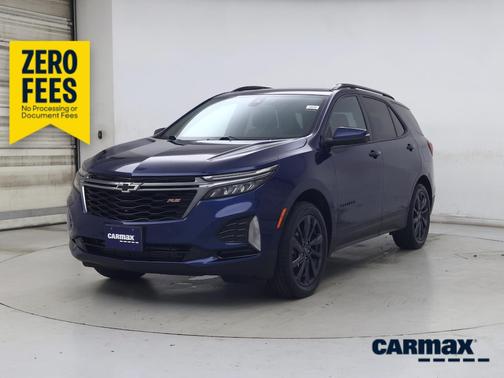 Blue 2022 Chevrolet Equinox RS
