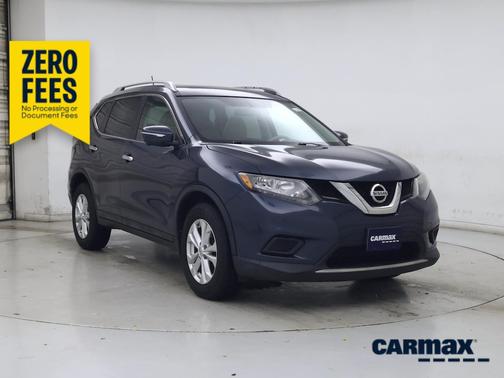 Blue 2015 Nissan Rogue SV