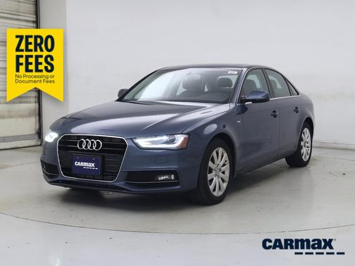 Blue 2015 Audi A4 Premium