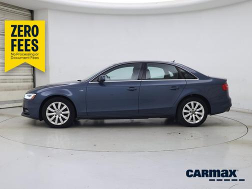 Blue 2015 Audi A4 Premium