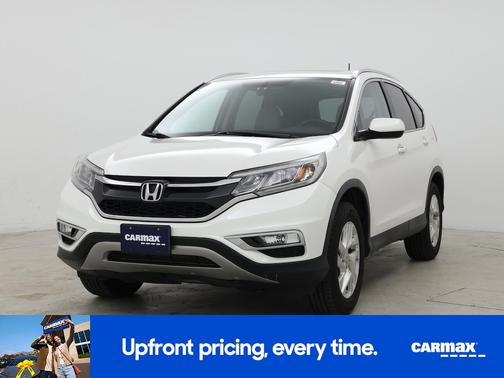 White 2015 Honda CR-V EX-L