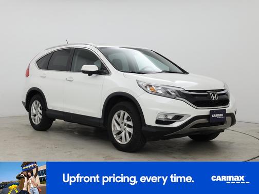 White 2015 Honda CR-V EX-L
