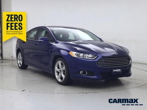 Blue 2016 Ford Fusion SE