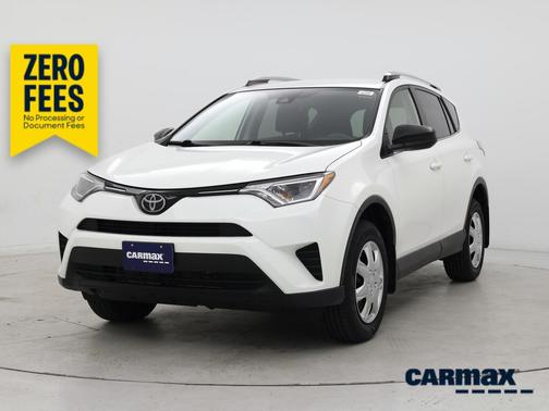 White 2017 Toyota RAV4 LE