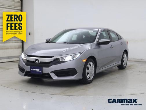 Silver 2016 Honda Civic LX