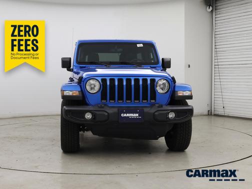 Blue 2022 Jeep Wrangler Unlimited Sahara Altitude