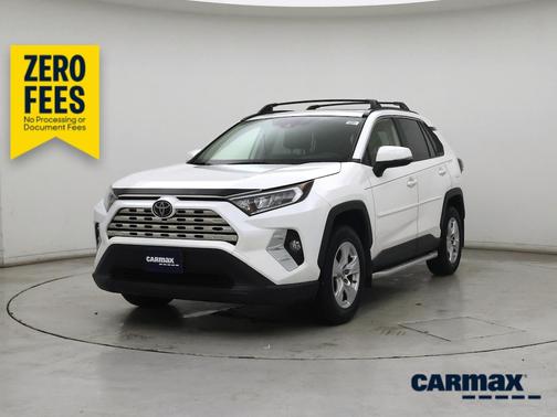 White 2019 Toyota RAV4 XLE