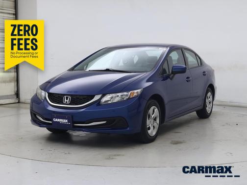 Blue 2014 Honda Civic LX