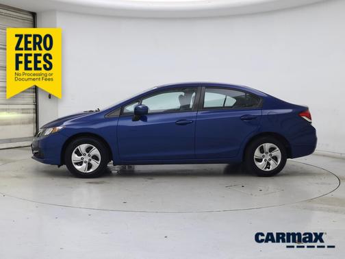 Blue 2014 Honda Civic LX