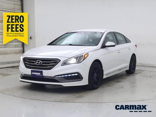 White 2017 Hyundai SONATA Sport