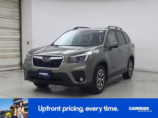 Green 2021 Subaru Forester Premium