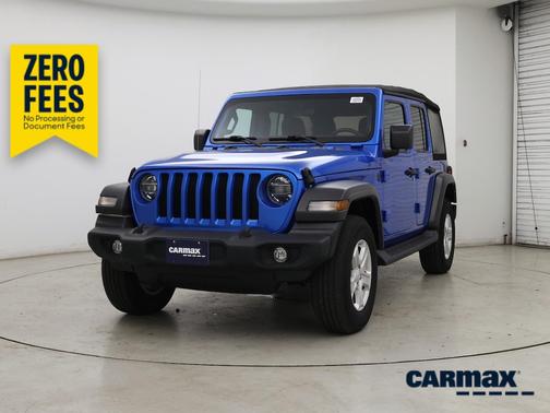 Blue 2022 Jeep Wrangler Unlimited Sport S