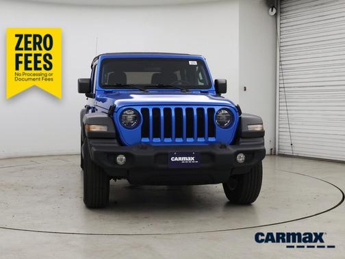 Blue 2022 Jeep Wrangler Unlimited Sport S