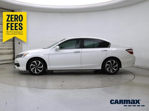 White 2016 Honda Accord EX-L