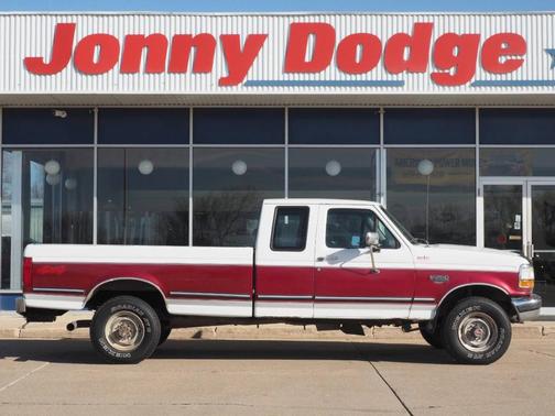 Red / White 1994 Ford F-250 XLT