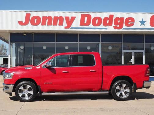 Red 2019 RAM 1500 Laramie